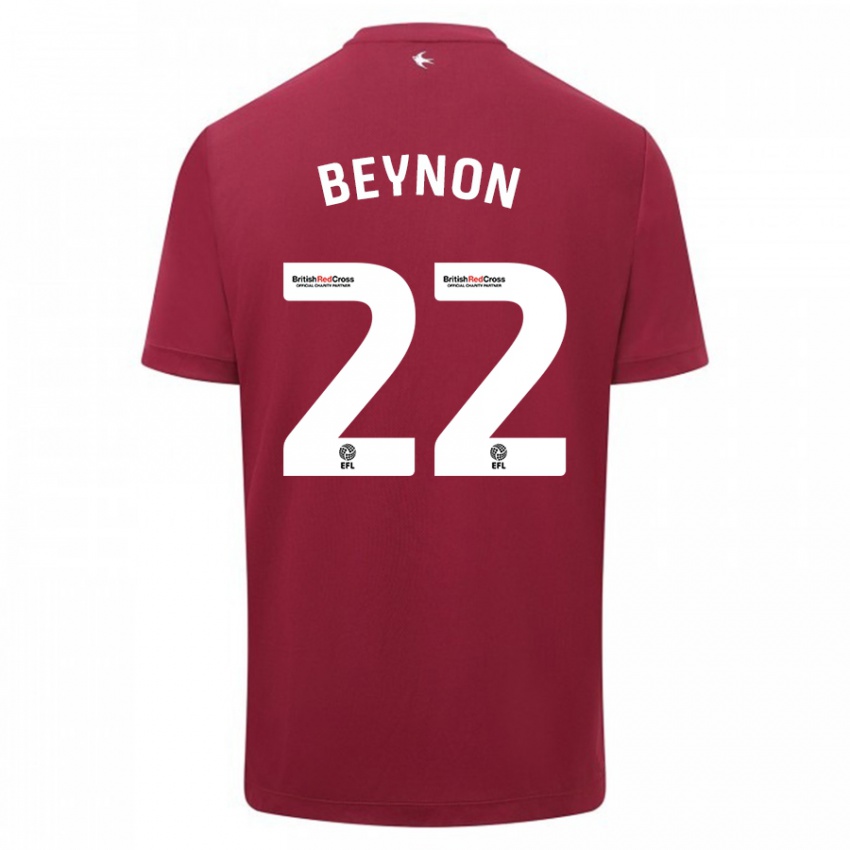 Heren Emma Beynon #22 Rood Uitshirt Uittenue 2023/24 T-Shirt België