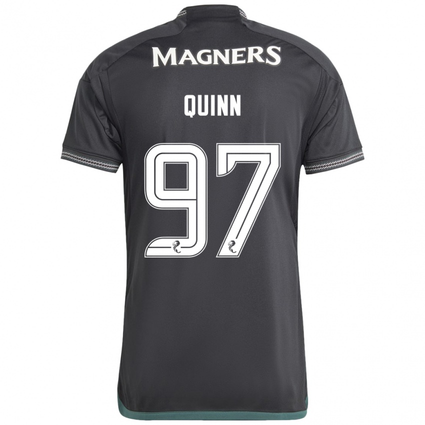 Heren Ben Quinn #97 Zwart Uitshirt Uittenue 2023/24 T-Shirt België