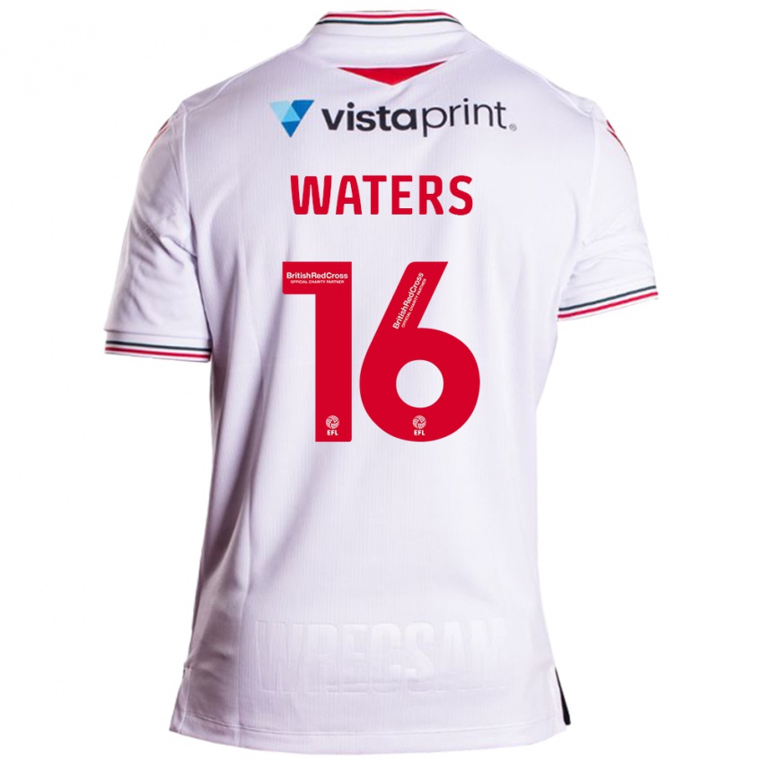 Heren Billy Waters #16 Wit Uitshirt Uittenue 2023/24 T-Shirt België