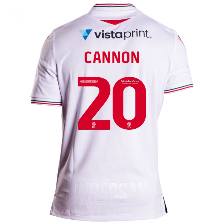 Heren Andy Cannon #20 Wit Uitshirt Uittenue 2023/24 T-Shirt België