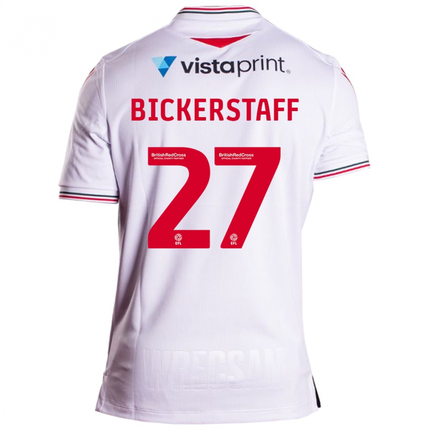 Heren Jake Bickerstaff #27 Wit Uitshirt Uittenue 2023/24 T-Shirt België