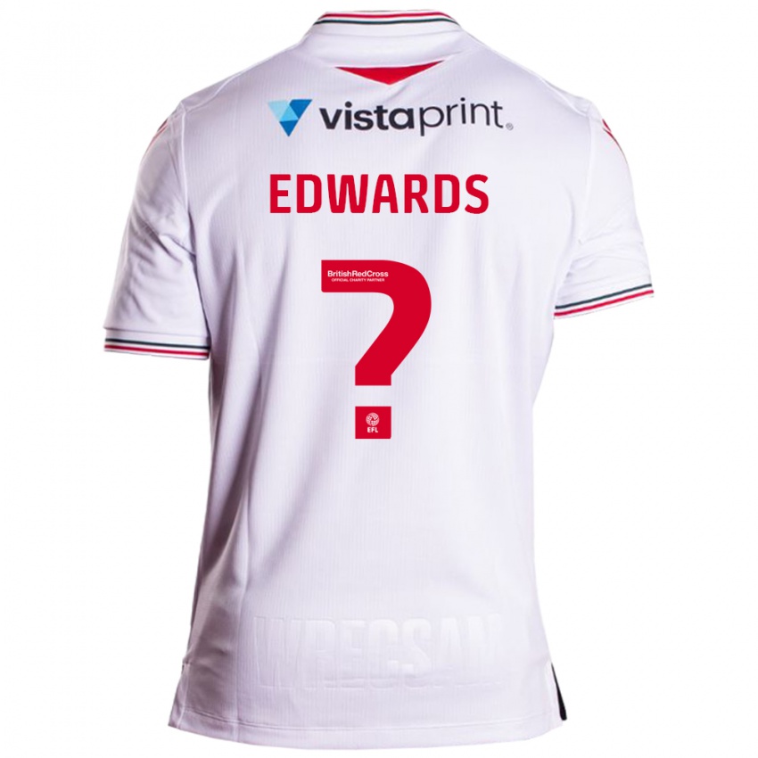 Heren Callum Edwards #0 Wit Uitshirt Uittenue 2023/24 T-Shirt België