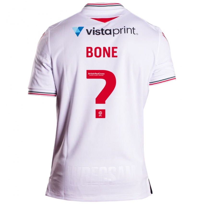 Heren Kai Bone #0 Wit Uitshirt Uittenue 2023/24 T-Shirt België