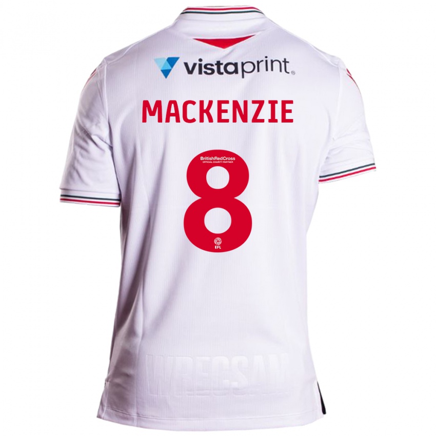 Heren Libby Mackenzie #8 Wit Uitshirt Uittenue 2023/24 T-Shirt België