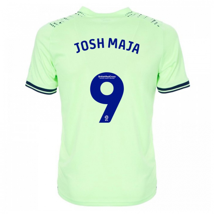 Heren Josh Maja #9 Marine Uitshirt Uittenue 2023/24 T-Shirt België