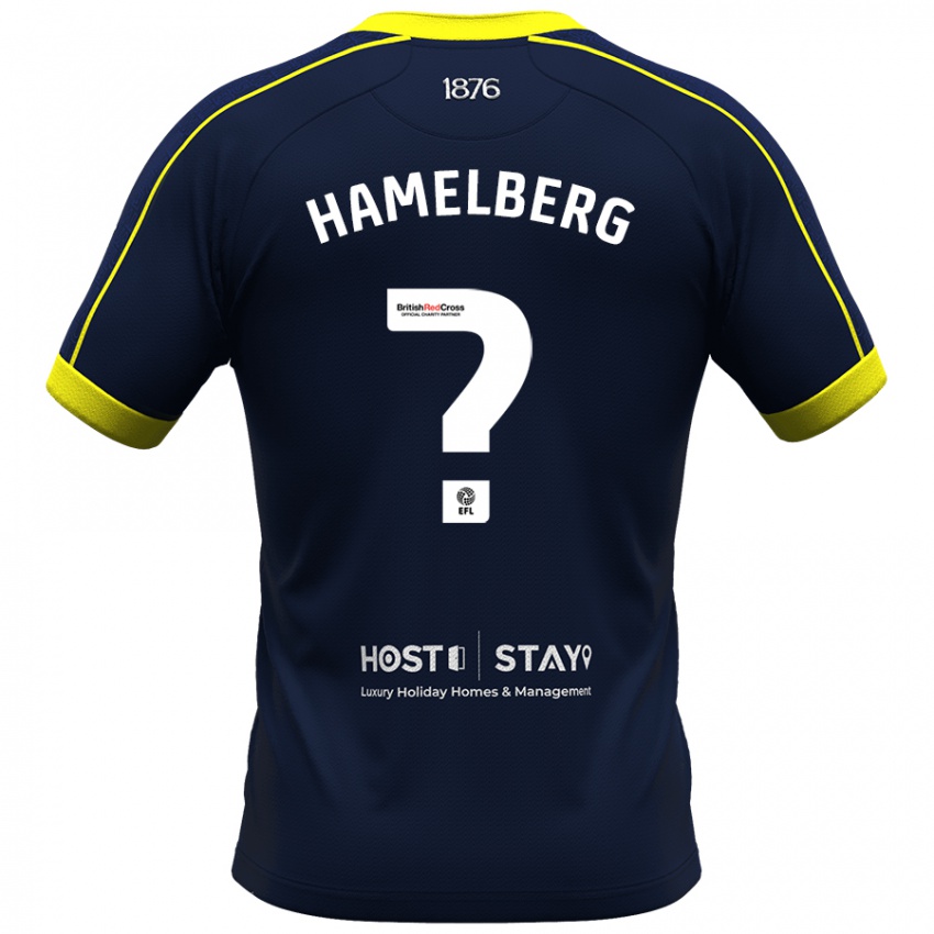 Heren Eric Hamelberg #0 Marine Uitshirt Uittenue 2023/24 T-Shirt België