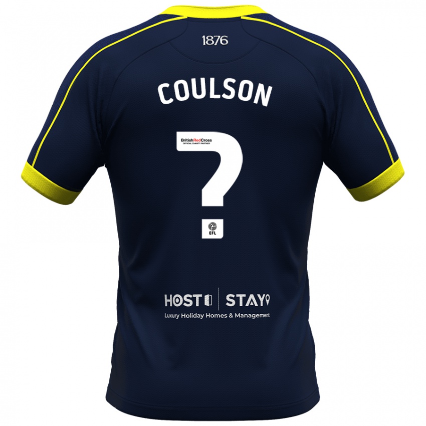 Heren Frankie Coulson #0 Marine Uitshirt Uittenue 2023/24 T-Shirt België