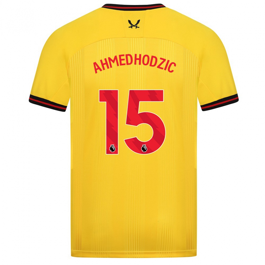 Heren Anel Ahmedhodzic #15 Geel Uitshirt Uittenue 2023/24 T-Shirt België