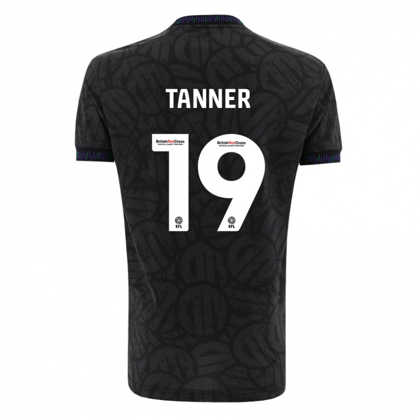 Herren George Tanner #19 Schwarz Auswärtstrikot Trikot 2023/24 T-Shirt Belgien