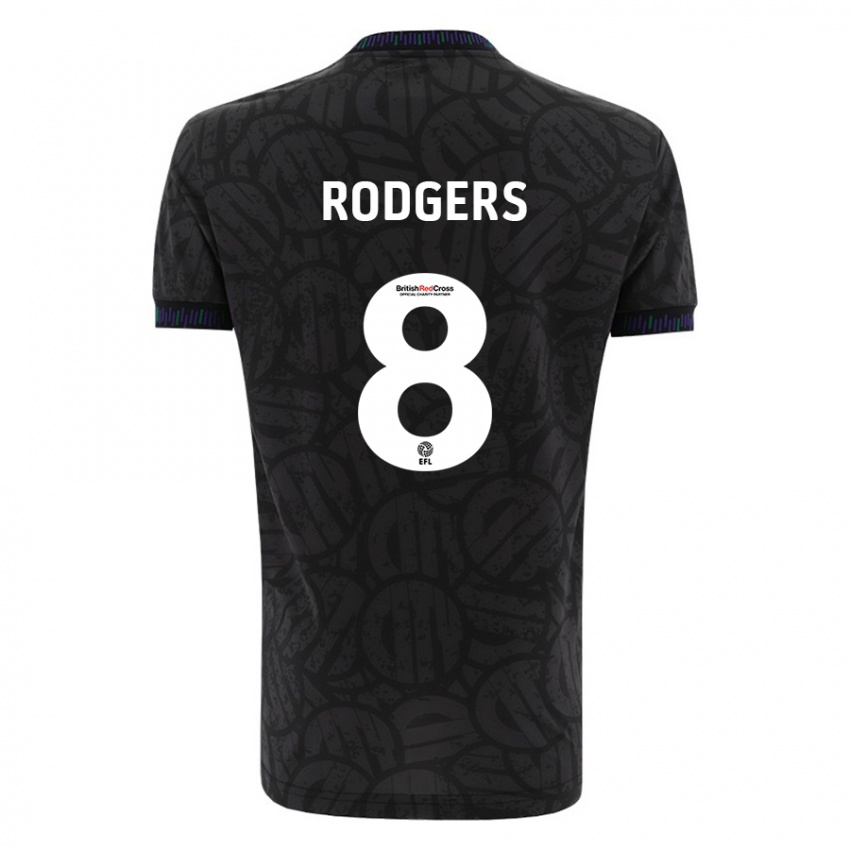 Herren Amy Rodgers #8 Schwarz Auswärtstrikot Trikot 2023/24 T-Shirt Belgien