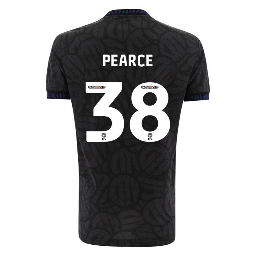 Heren Manon Pearce #38 Zwart Uitshirt Uittenue 2023/24 T-Shirt België