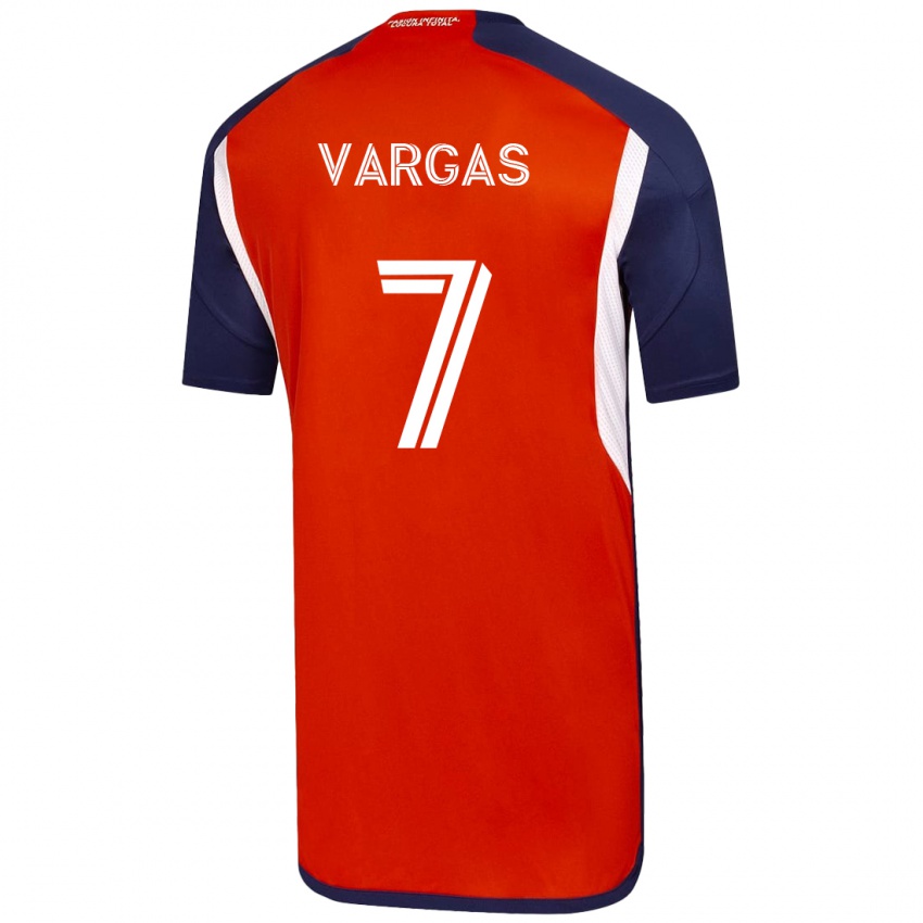 Heren Jeisson Vargas #7 Wit Uitshirt Uittenue 2023/24 T-Shirt België