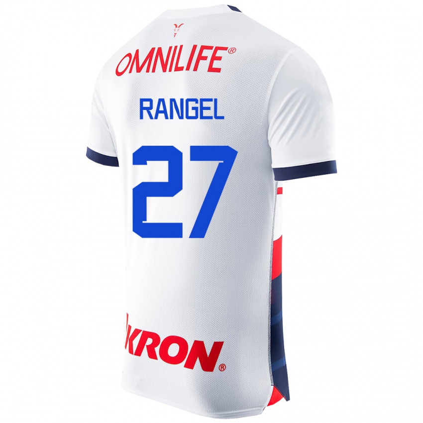 Heren José Rangel #27 Wit Uitshirt Uittenue 2023/24 T-Shirt België
