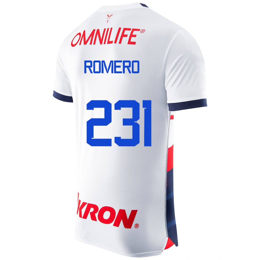 Heren Ángel Romero #231 Wit Uitshirt Uittenue 2023/24 T-Shirt België