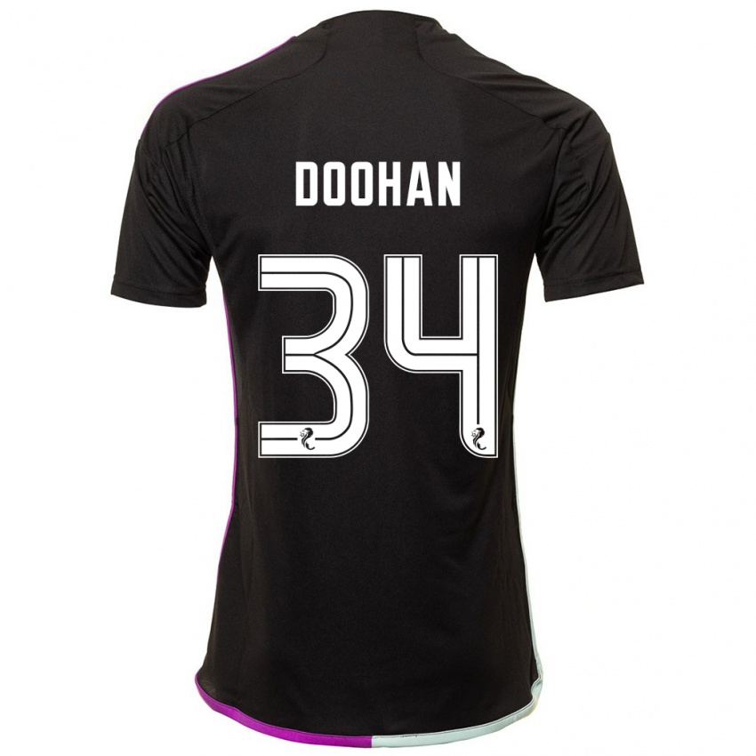 Heren Ross Doohan #34 Zwart Uitshirt Uittenue 2023/24 T-Shirt België