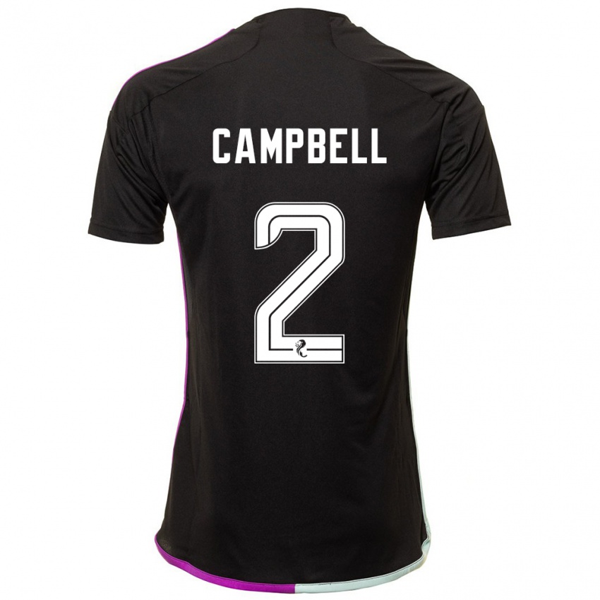 Heren Loren Campbell #2 Zwart Uitshirt Uittenue 2023/24 T-Shirt België