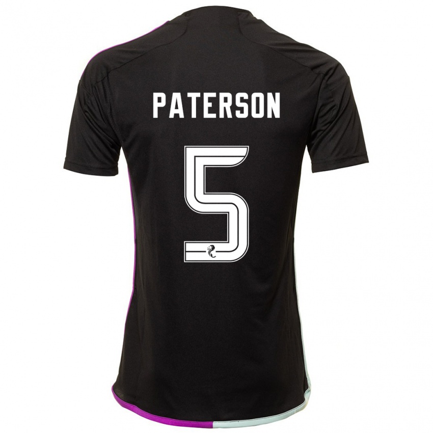 Heren Donna Paterson #5 Zwart Uitshirt Uittenue 2023/24 T-Shirt België