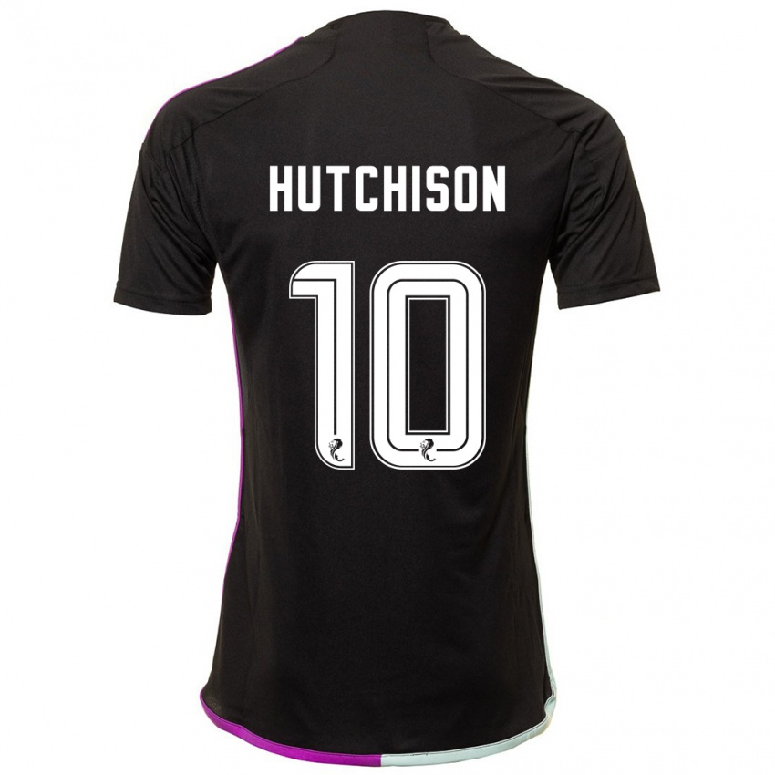 Heren Bayley Hutchison #10 Zwart Uitshirt Uittenue 2023/24 T-Shirt België