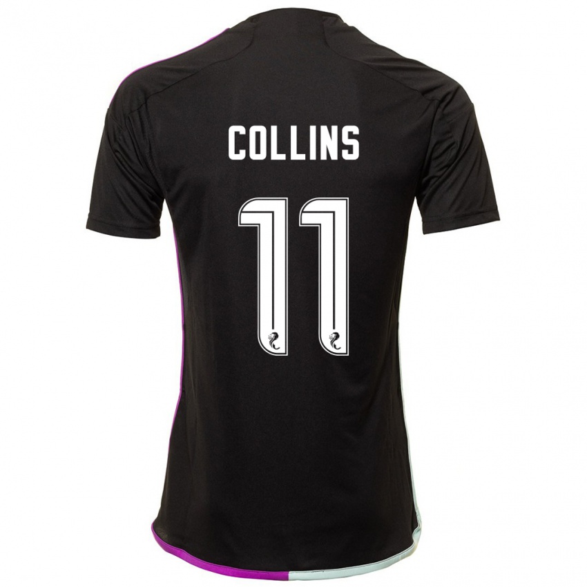 Heren Bailley Collins #11 Zwart Uitshirt Uittenue 2023/24 T-Shirt België