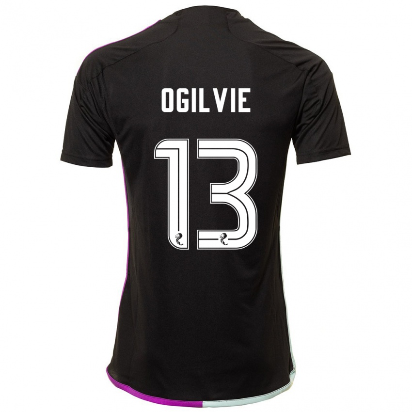 Heren Francesca Ogilvie #13 Zwart Uitshirt Uittenue 2023/24 T-Shirt België