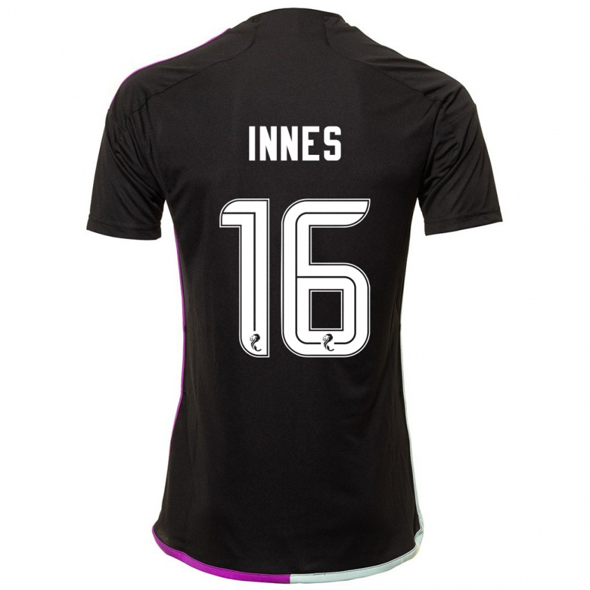 Heren Hannah Innes #16 Zwart Uitshirt Uittenue 2023/24 T-Shirt België