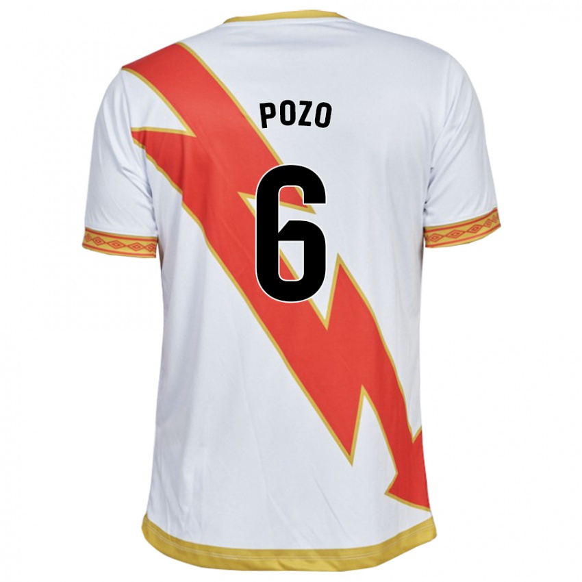 Dames José Pozo #6 Wit Thuisshirt Thuistenue 2023/24 T-Shirt België