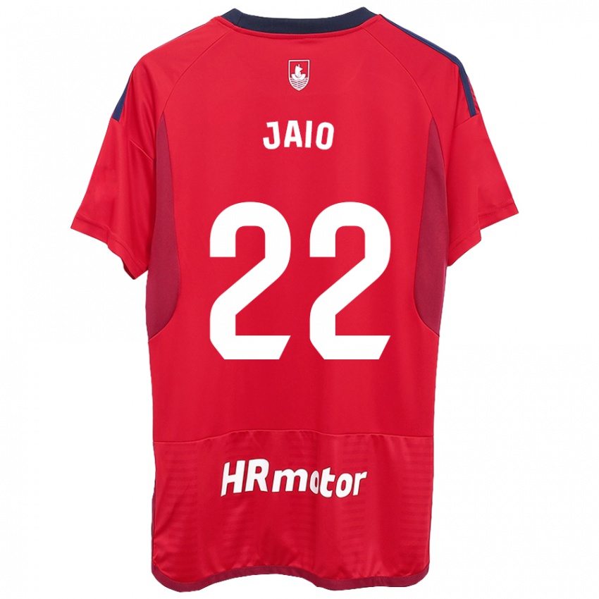 Dames Jaione Larraiotz Senosiain #22 Rood Thuisshirt Thuistenue 2023/24 T-Shirt België