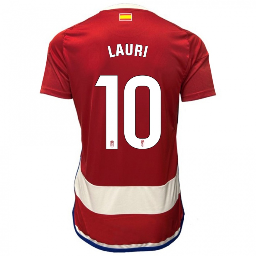 Dames Lauri #10 Rood Thuisshirt Thuistenue 2023/24 T-Shirt België