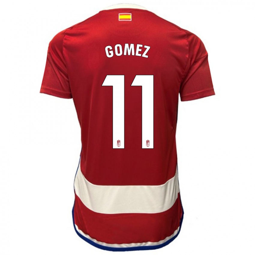 Dames Andrea Gómez #11 Rood Thuisshirt Thuistenue 2023/24 T-Shirt België