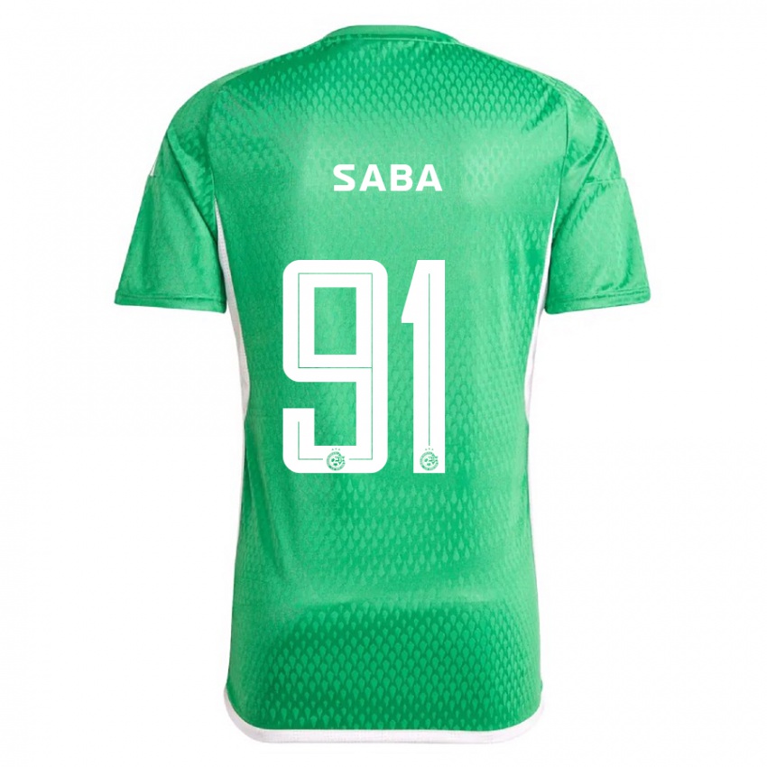 Dames Dia Saba #91 Wit Blauw Thuisshirt Thuistenue 2023/24 T-Shirt België