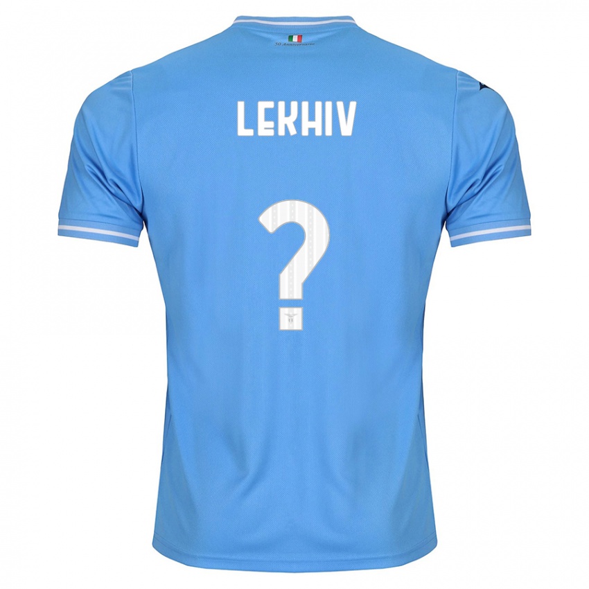Dames Maksym Lekhiv #0 Blauw Thuisshirt Thuistenue 2023/24 T-Shirt België