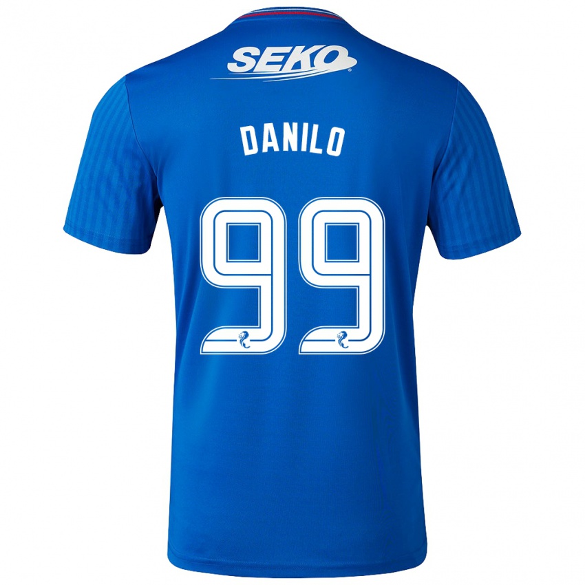 Dames Danilo #99 Blauw Thuisshirt Thuistenue 2023/24 T-Shirt België