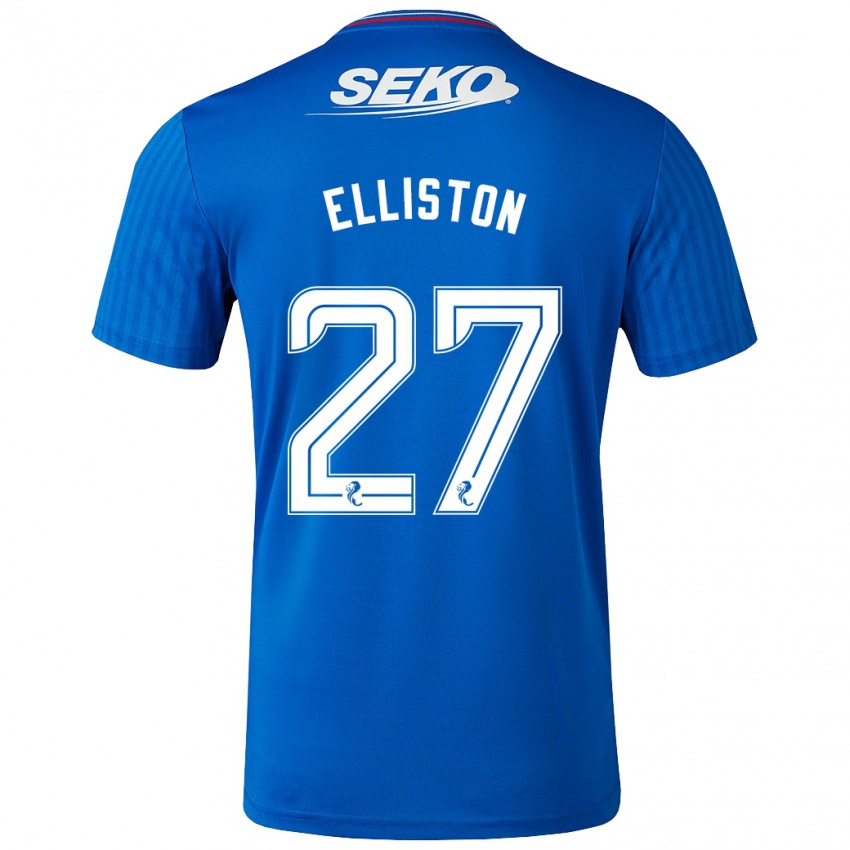 Dames Maddie Elliston #27 Blauw Thuisshirt Thuistenue 2023/24 T-Shirt België