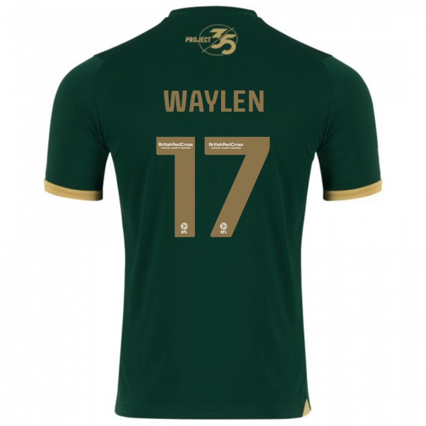 Femme Maillot Libby Waylen #17 Vert Tenues Domicile 2023/24 T-Shirt Belgique