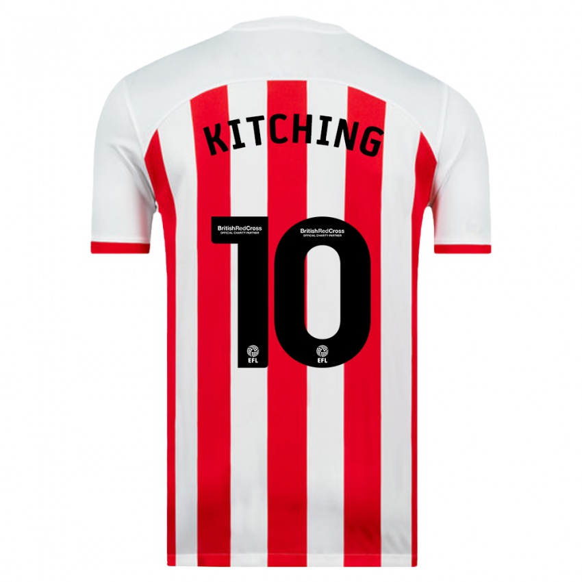 Dames Katie Kitching #10 Wit Thuisshirt Thuistenue 2023/24 T-Shirt België