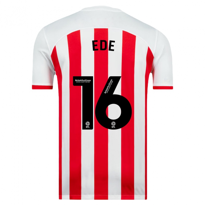 Dames Grace Ede #16 Wit Thuisshirt Thuistenue 2023/24 T-Shirt België