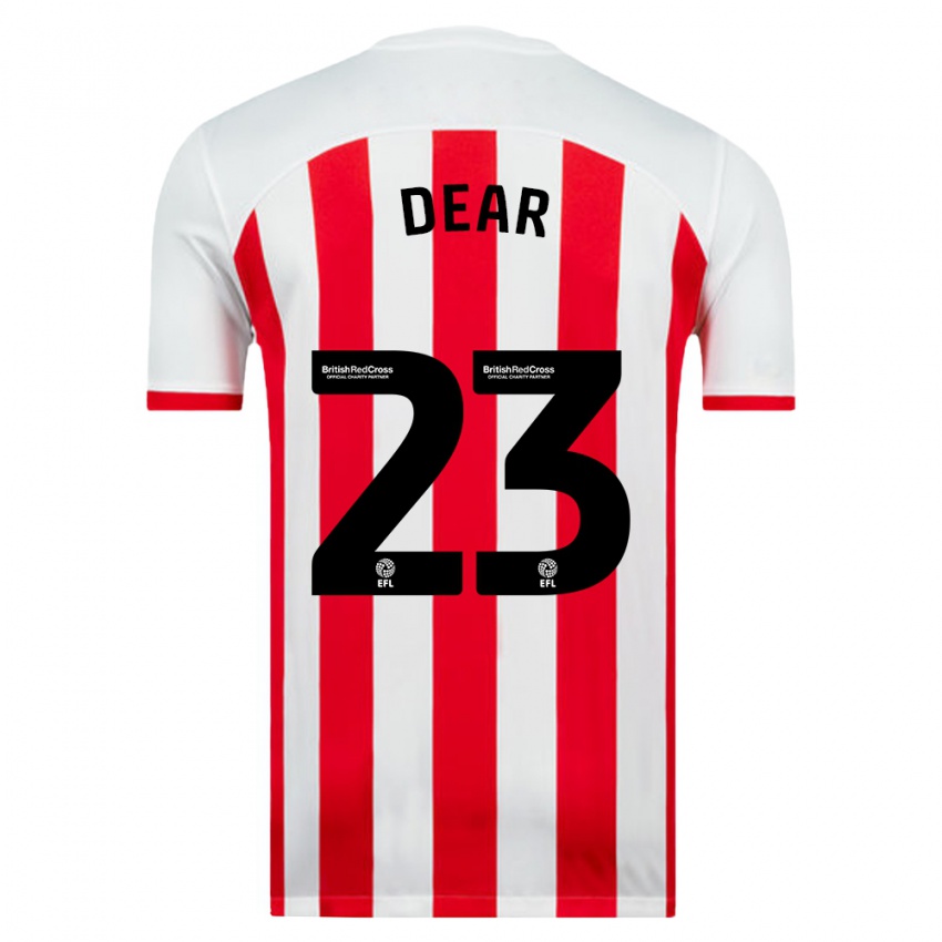 Dames Jenna Dear #23 Wit Thuisshirt Thuistenue 2023/24 T-Shirt België