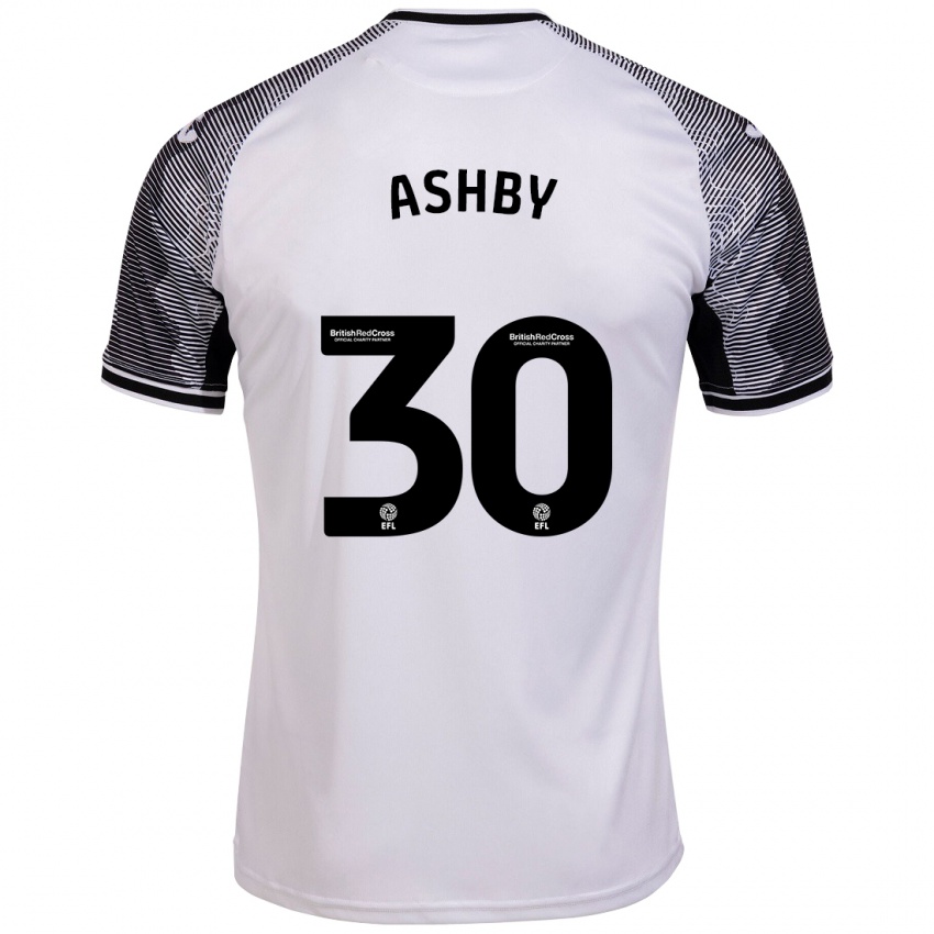 Dames Harrison Ashby #30 Wit Thuisshirt Thuistenue 2023/24 T-Shirt België