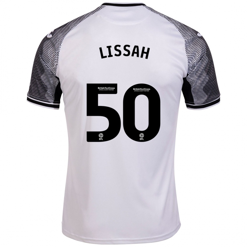 Dames Filip Lissah #50 Wit Thuisshirt Thuistenue 2023/24 T-Shirt België