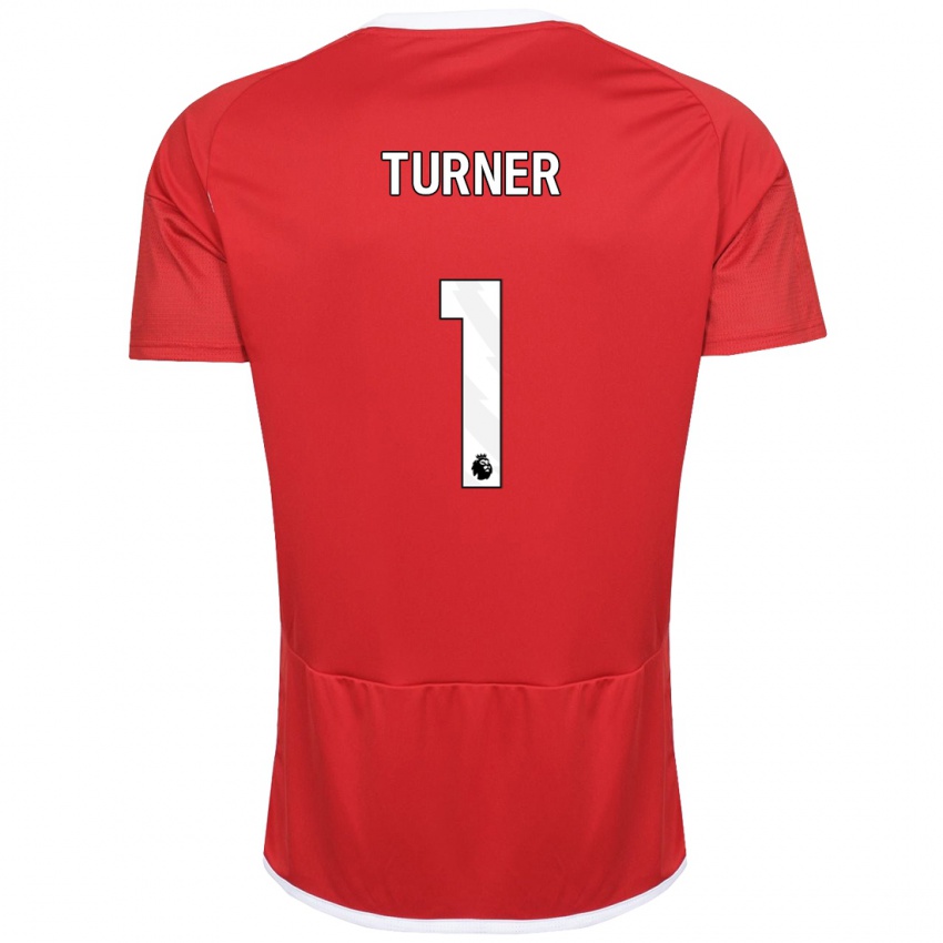 Dames Matt Turner #1 Rood Thuisshirt Thuistenue 2023/24 T-Shirt België