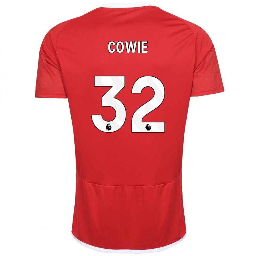 Dames Abi Cowie #32 Rood Thuisshirt Thuistenue 2023/24 T-Shirt België