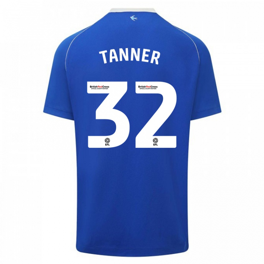 Dames Ollie Tanner #32 Blauw Thuisshirt Thuistenue 2023/24 T-Shirt België