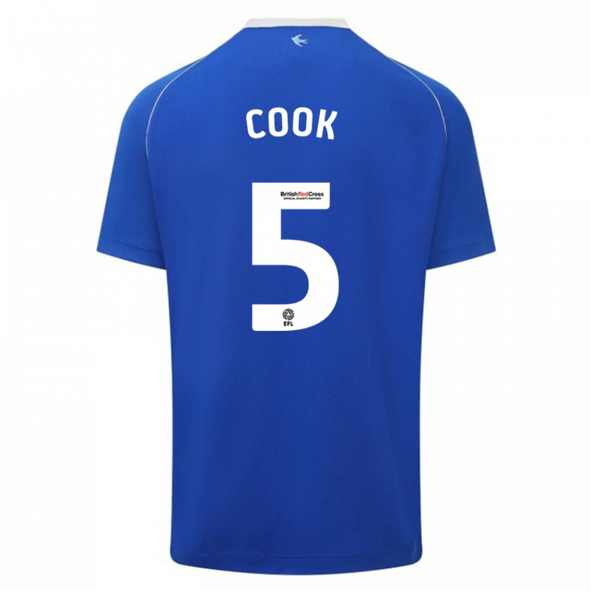 Dames Freddie Cook #5 Blauw Thuisshirt Thuistenue 2023/24 T-Shirt België