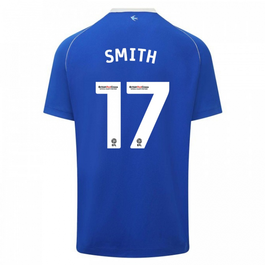 Dames Hollie Smith #17 Blauw Thuisshirt Thuistenue 2023/24 T-Shirt België