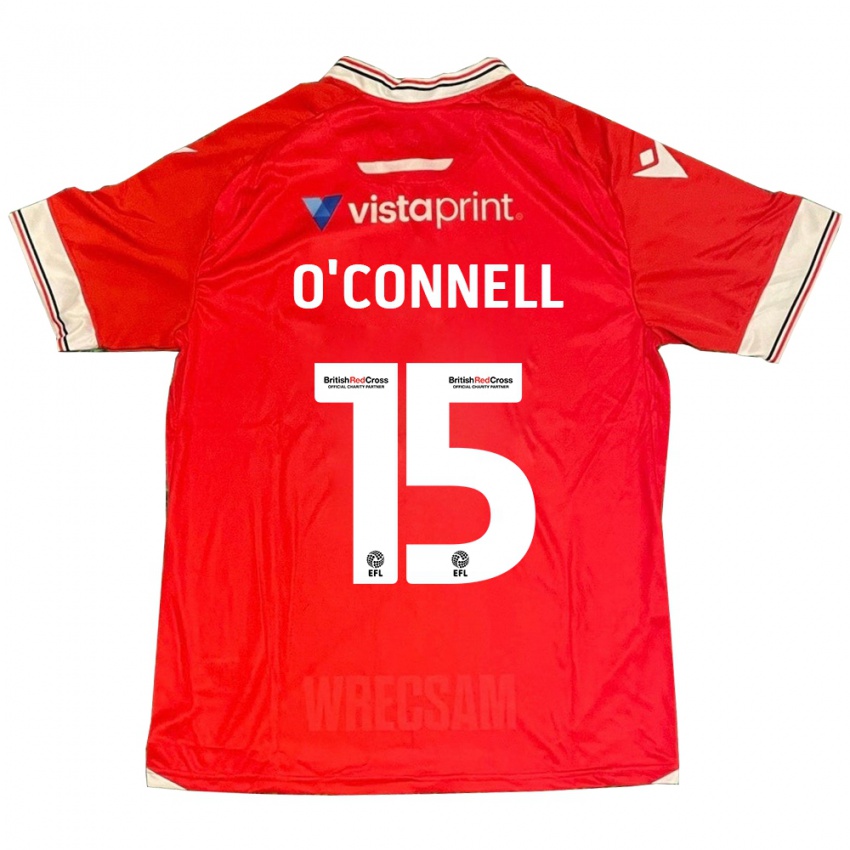 Dames Eoghan O'connell #15 Rood Thuisshirt Thuistenue 2023/24 T-Shirt België