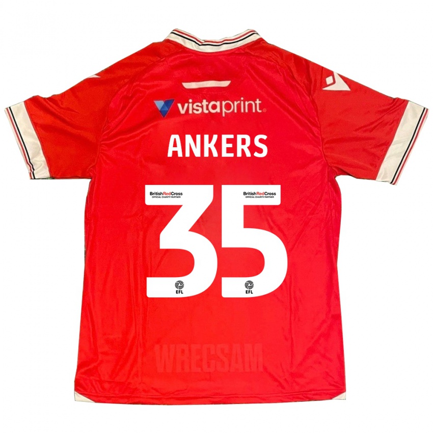 Dames Chloe Ankers #35 Rood Thuisshirt Thuistenue 2023/24 T-Shirt België