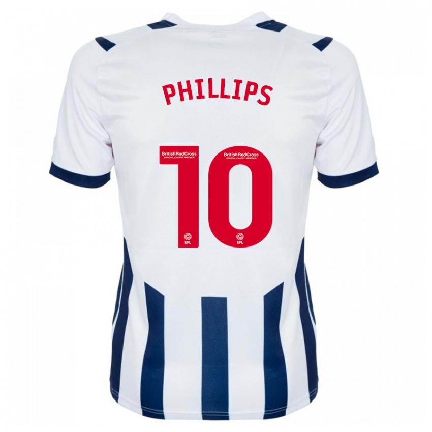 Dames Matt Phillips #10 Wit Thuisshirt Thuistenue 2023/24 T-Shirt België