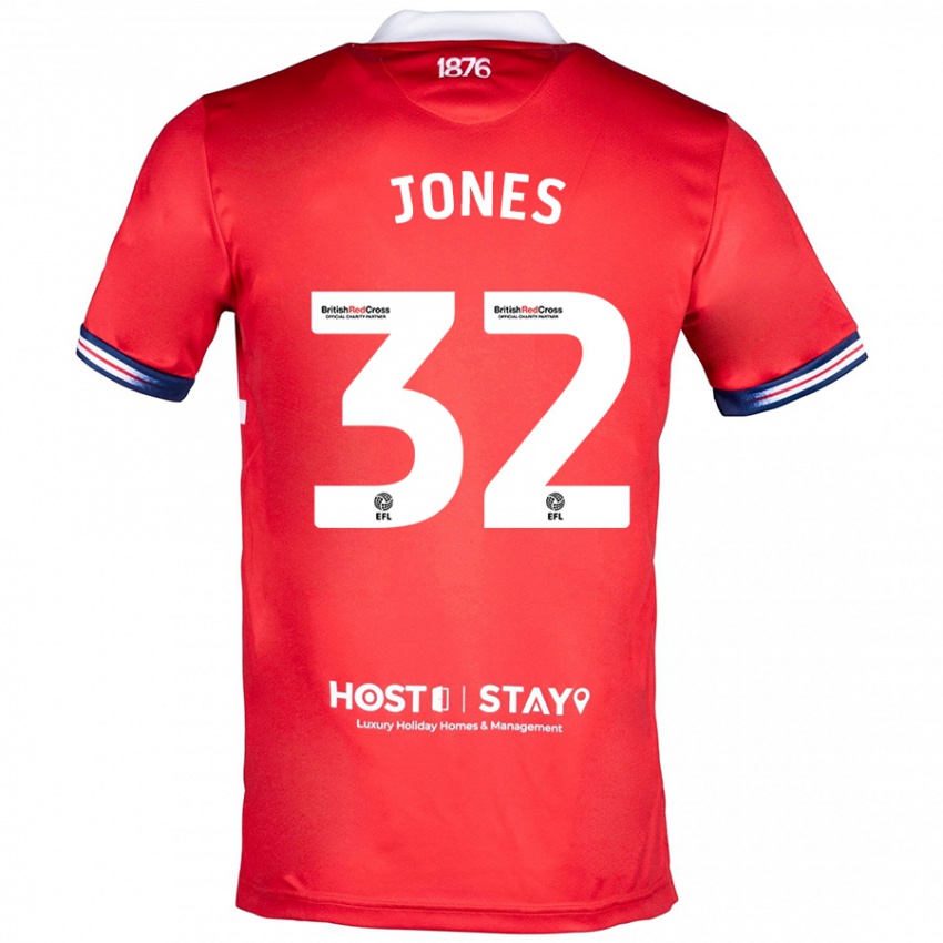 Damen Jamie Jones #32 Rot Heimtrikot Trikot 2023/24 T-Shirt Belgien