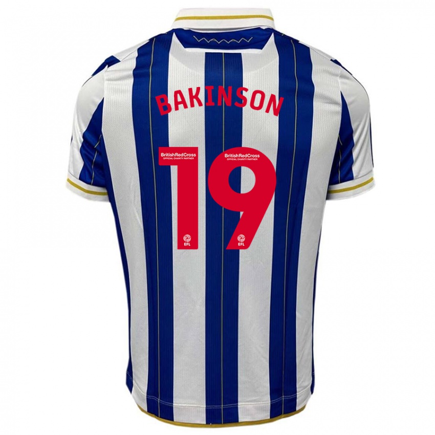 Dames Tyreeq Bakinson #19 Blauw Wit Thuisshirt Thuistenue 2023/24 T-Shirt België