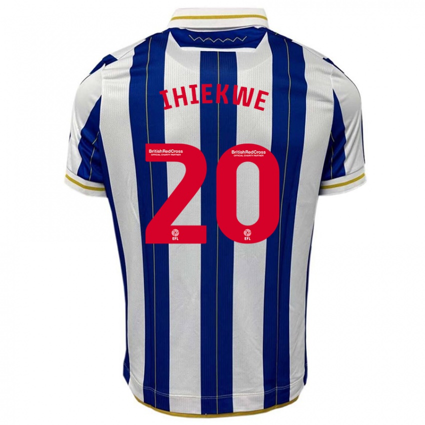 Dames Michael Ihiekwe #20 Blauw Wit Thuisshirt Thuistenue 2023/24 T-Shirt België
